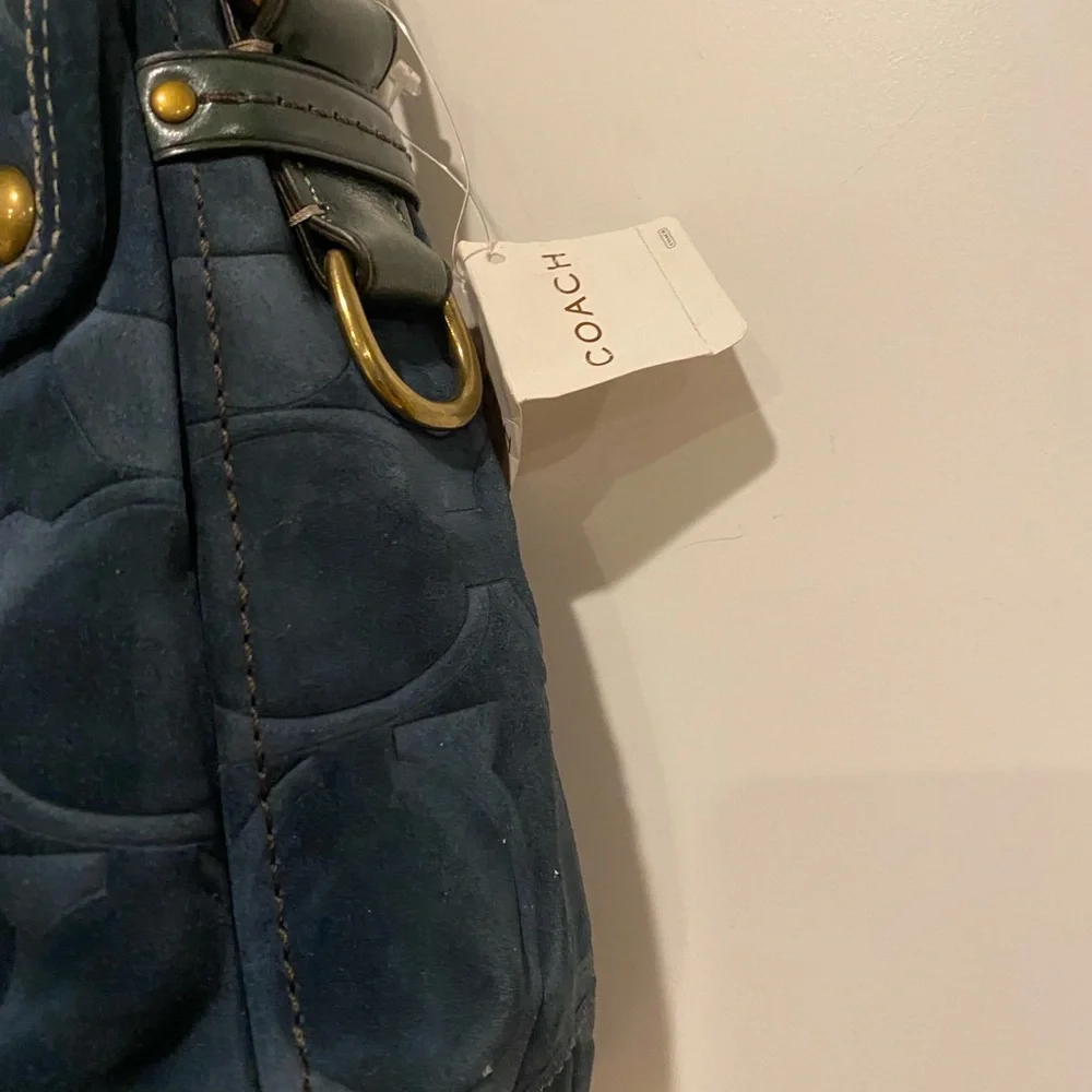 Coach 65th Anniversary Suede Leather Bag - Picture 6 of 15